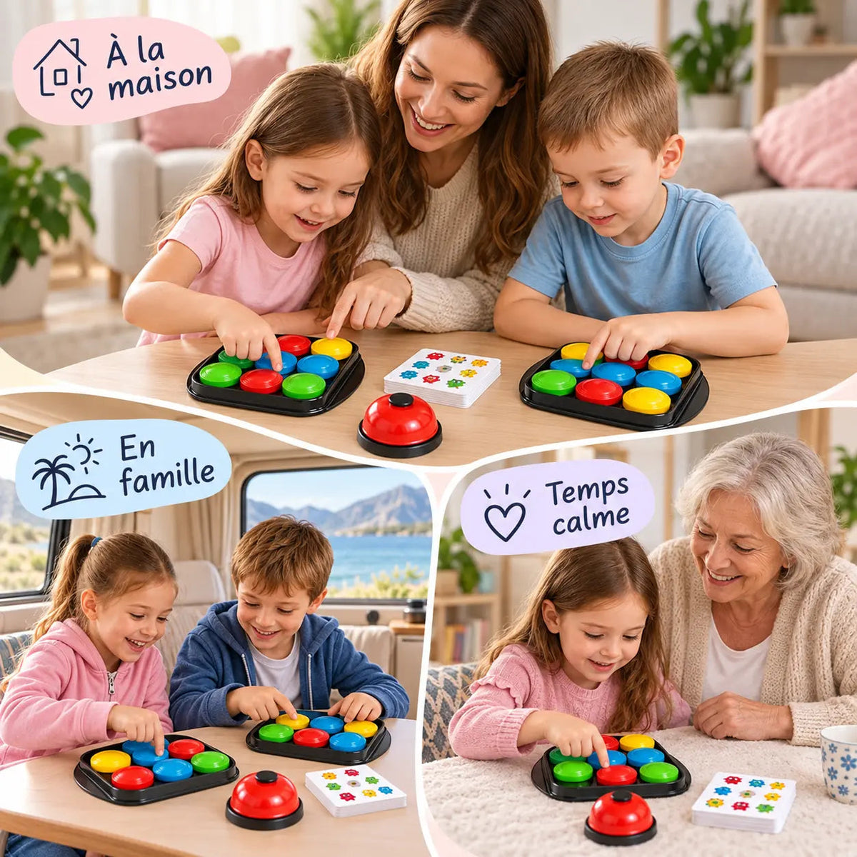 Jeu Mémoire Couleur – Carillon Familial