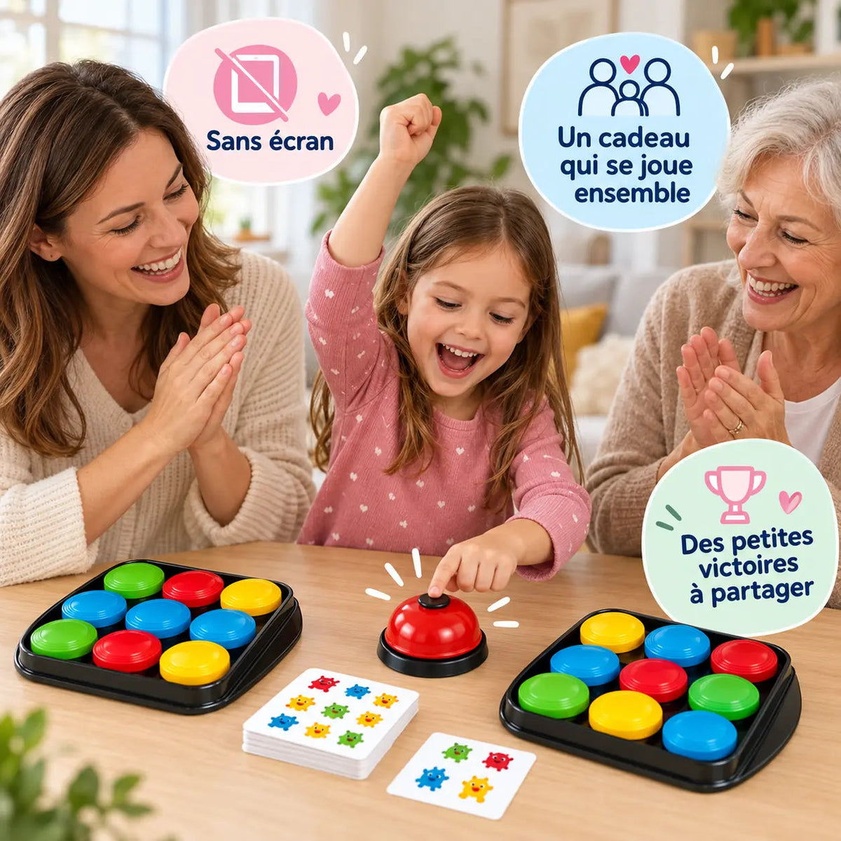 Jeu Mémoire Couleur – Carillon Familial