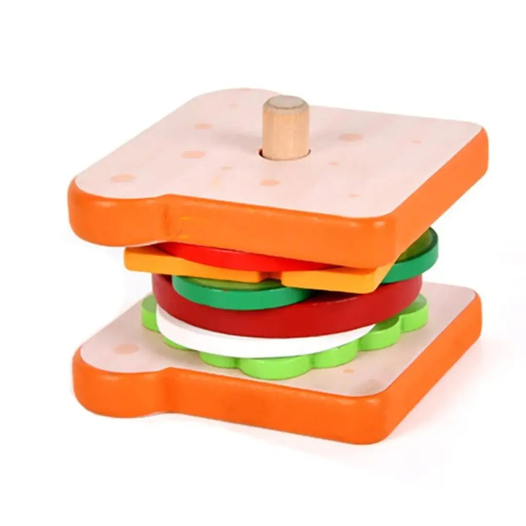 Jeu Montessori Burger bois primaire - EduPlay