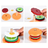 Jeu Montessori Burger bois primaire - EduPlay