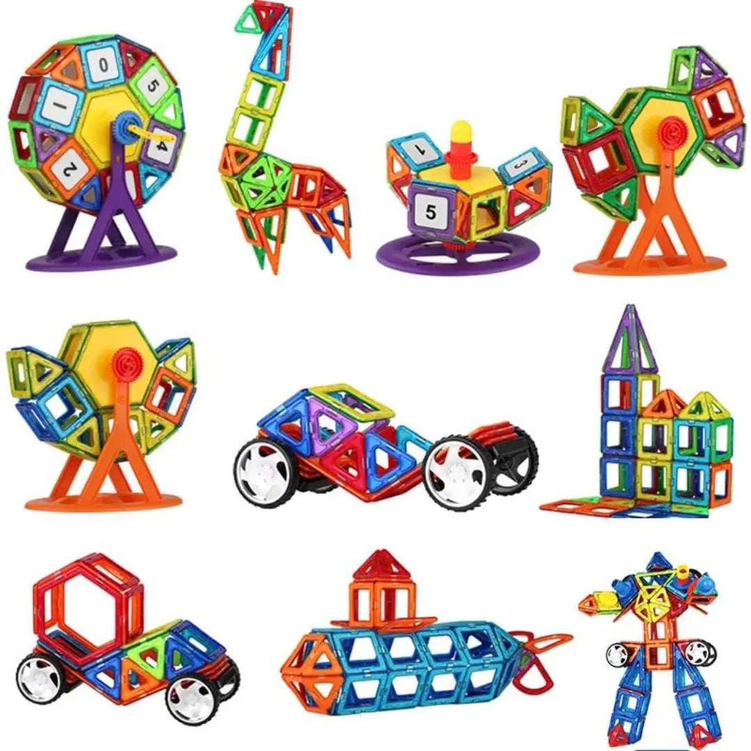 Jeu aimanté Montessori - MagneticTiles