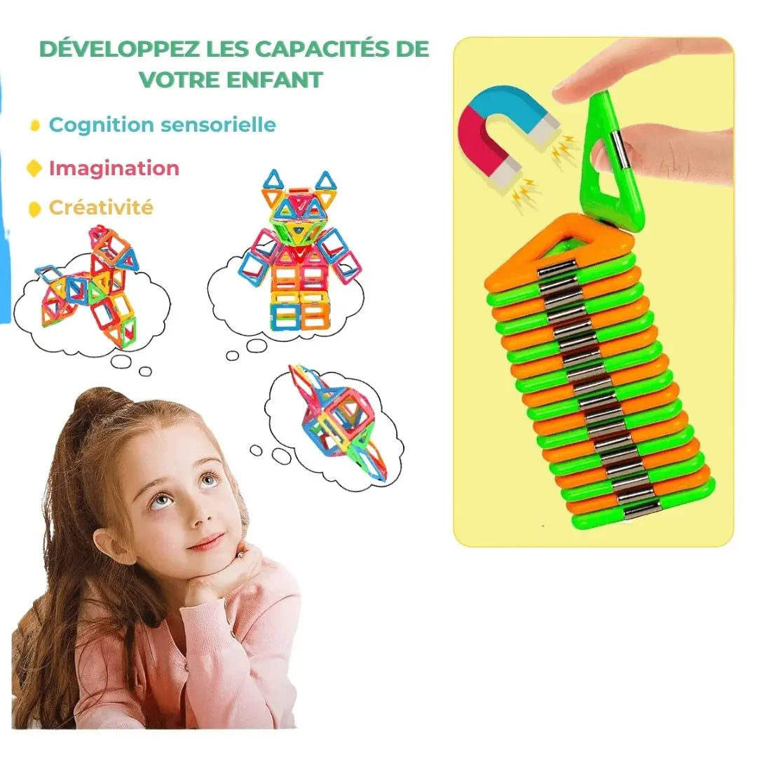 Jeu aimanté Montessori - Magniboom