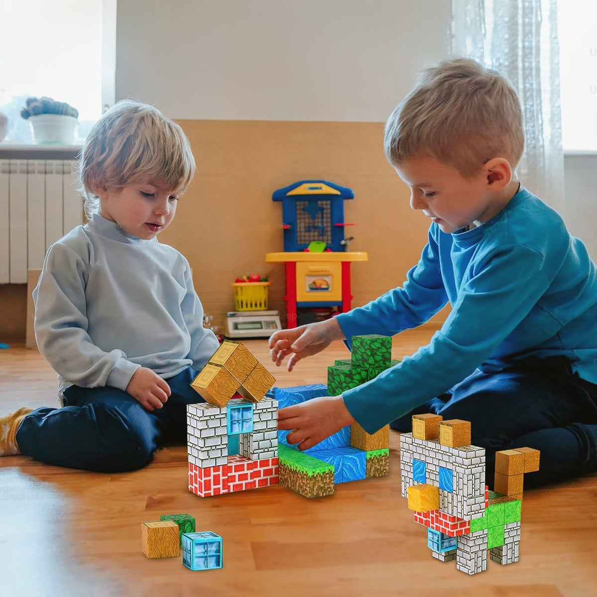 Jeu de Blocs magnétiques | PlayCraft