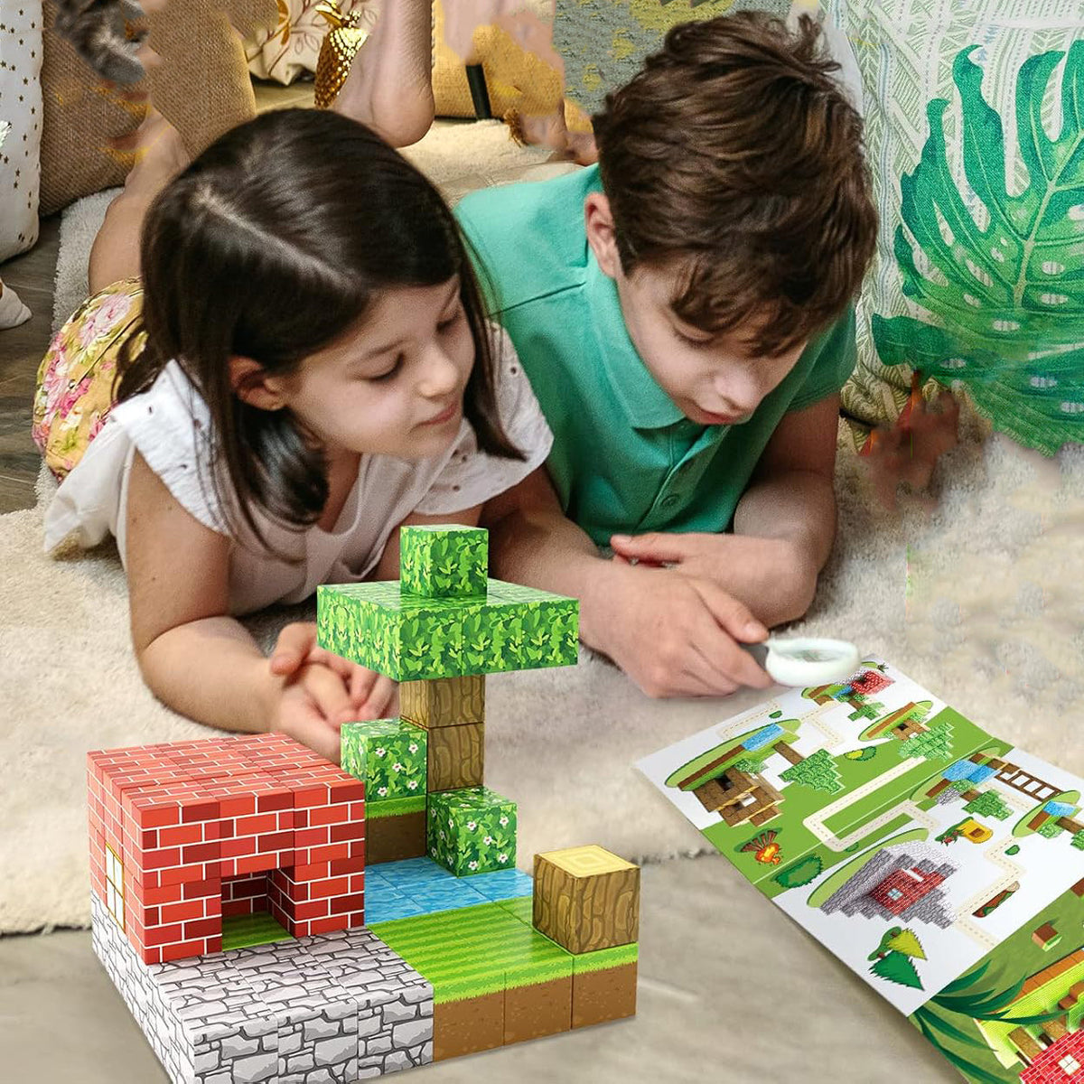 Jeu de Blocs magnétiques | PlayCraft
