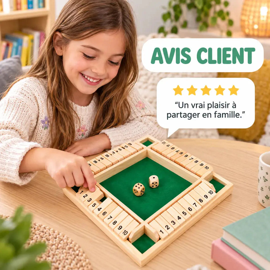 Jeu de Calcul en Bois "Le Chiffre Magique" - Dès 4 Ans
