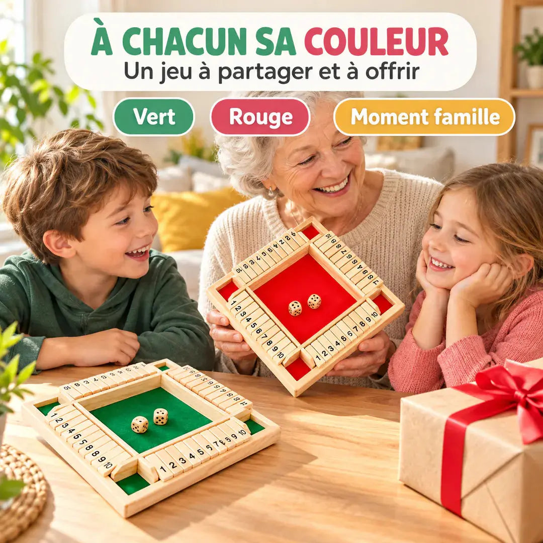 Jeu de Calcul en Bois "Le Chiffre Magique" - Dès 4 Ans