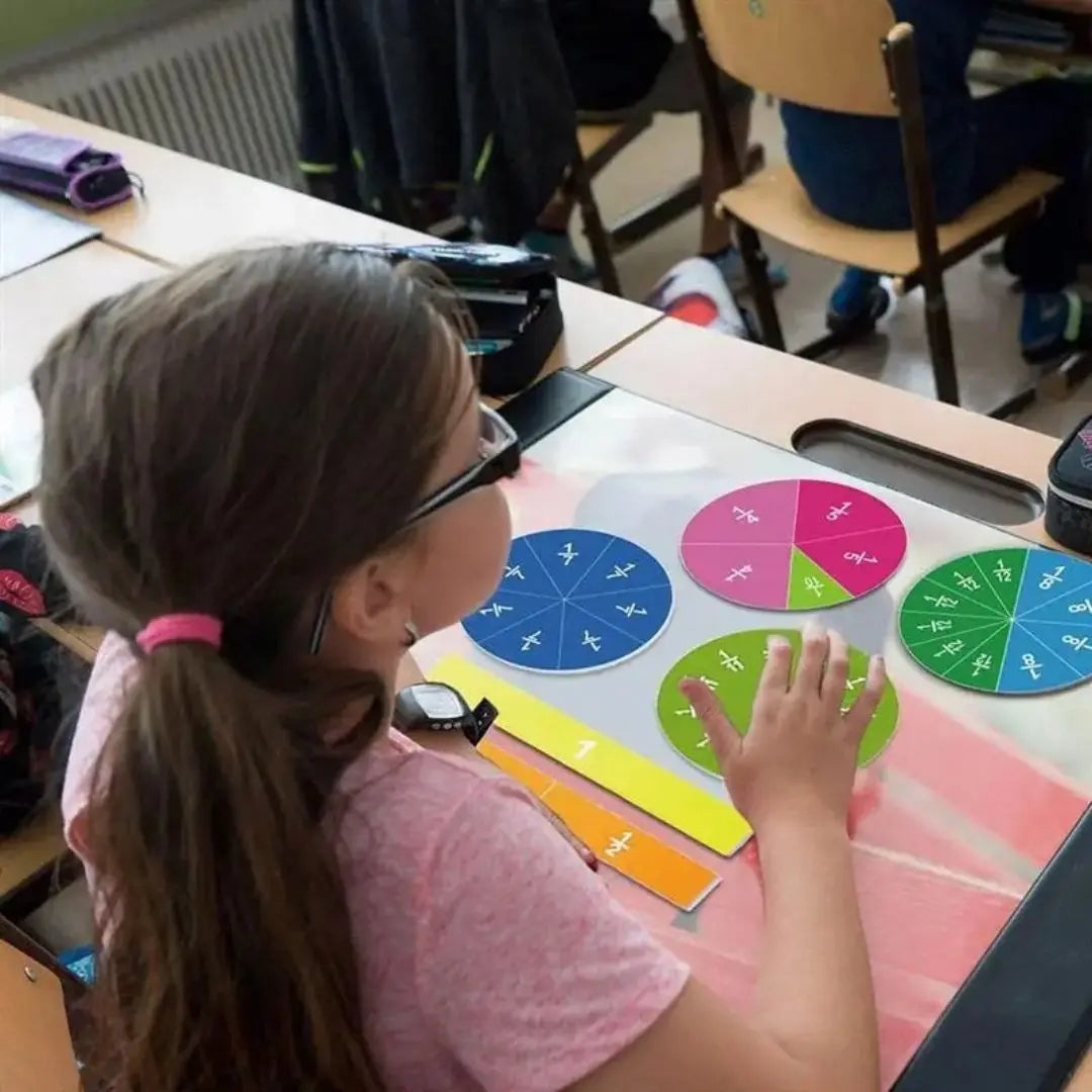Jeu de Fractions Interactif Montessori - FractionMaster
