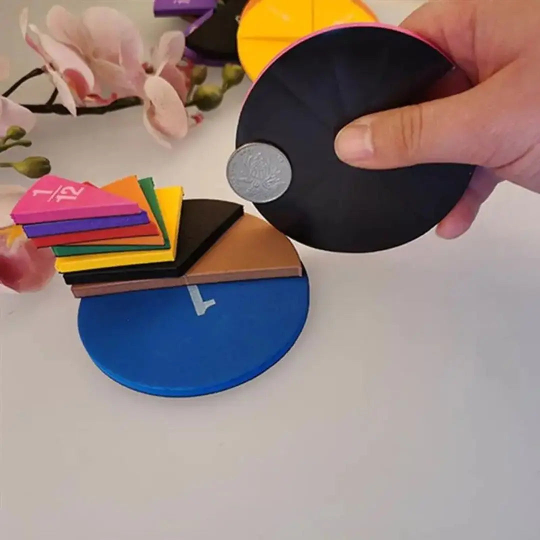 Jeu de Fractions Interactif Montessori - FractionMaster
