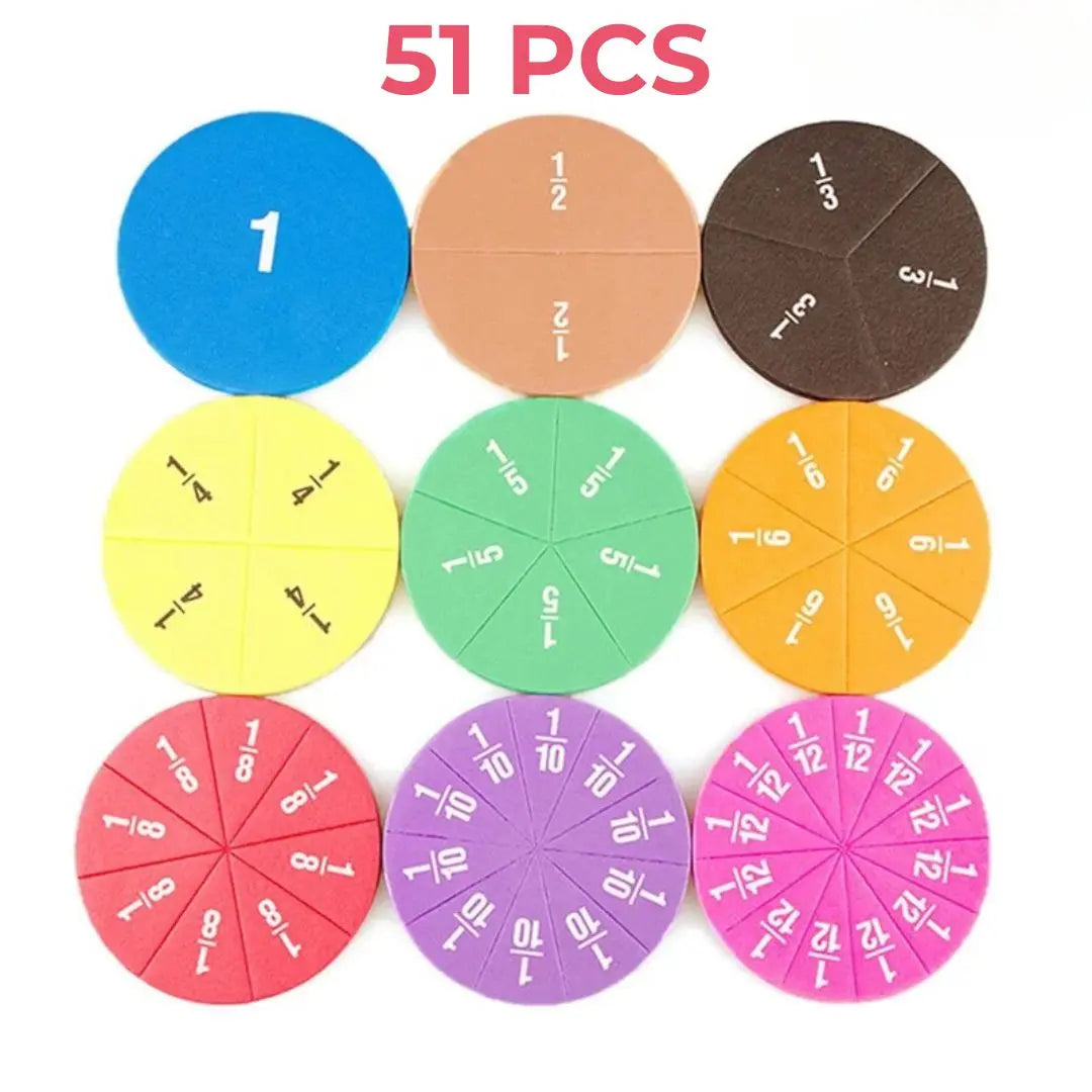 Jeu de Fractions Interactif Montessori - FractionMaster