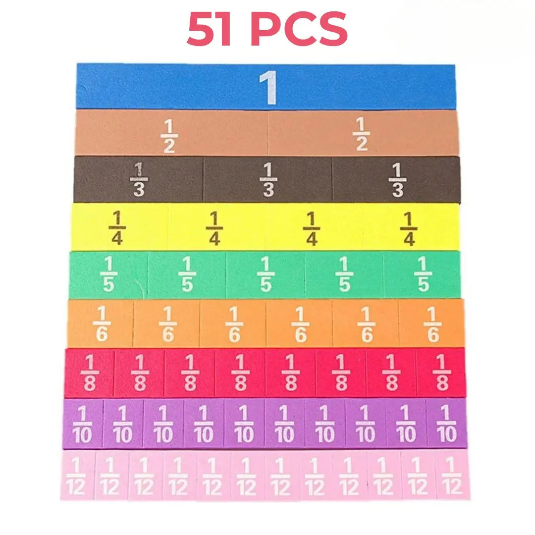 Jeu de Fractions Interactif Montessori - FractionMaster