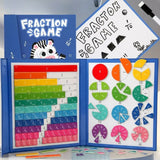 Jeu de Fractions Montessori - Fraction Game Zebra