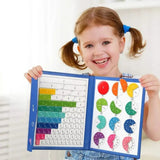 Jeu de Fractions Montessori - Fraction Game Zebra