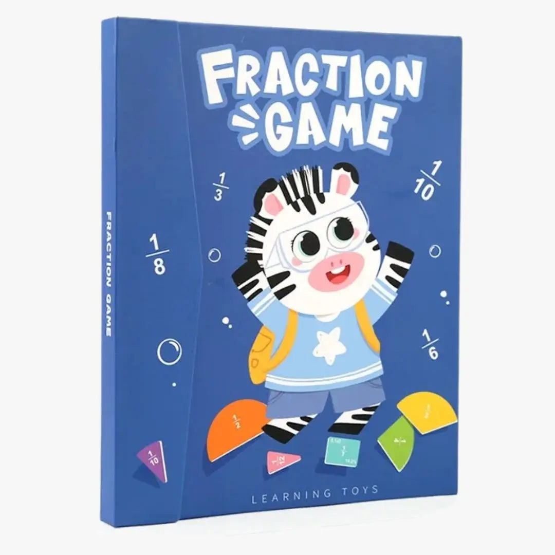 Jeu de Fractions Montessori - Fraction Game Zebra