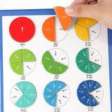 Jeu de Fractions Montessori - Fraction Game Zebra