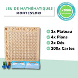 Jeu de Maths Montessori avec Cartes et Dés - Numérofun