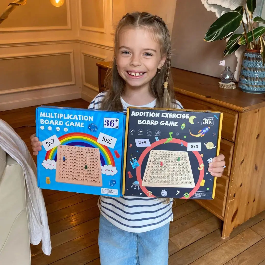 Jeu de Maths Montessori avec Cartes et Dés - Numérofun
