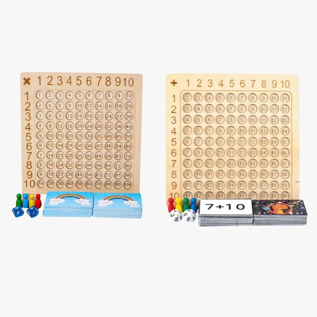 Jeu de Maths Montessori avec Cartes et Dés - Numérofun
