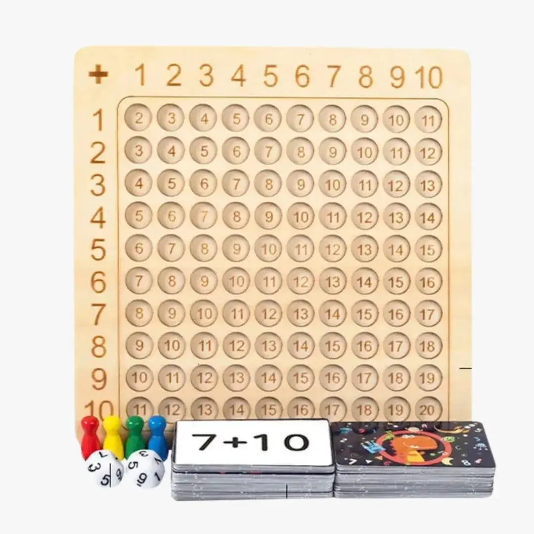 Jeu de Maths Montessori avec Cartes et Dés - Numérofun