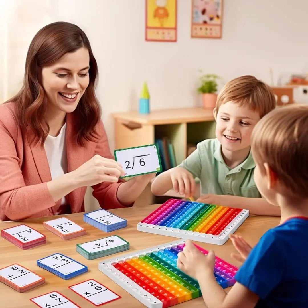 Jeu de Maths avec Cartes Flash & Tapis – PopPopMath