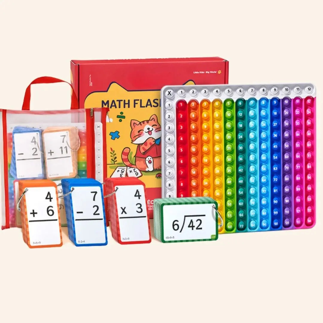Jeu de Maths avec Cartes Flash & Tapis – PopPopMath