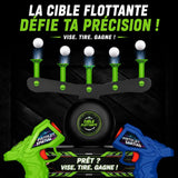 Jeu de Tir Enfant Cible Flottante – Balles en Lévitation Néon