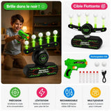 Jeu de Tir Enfant Cible Flottante – Balles en Lévitation Néon