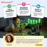 Jeu de Tir Enfant Cible Flottante – Balles en Lévitation Néon
