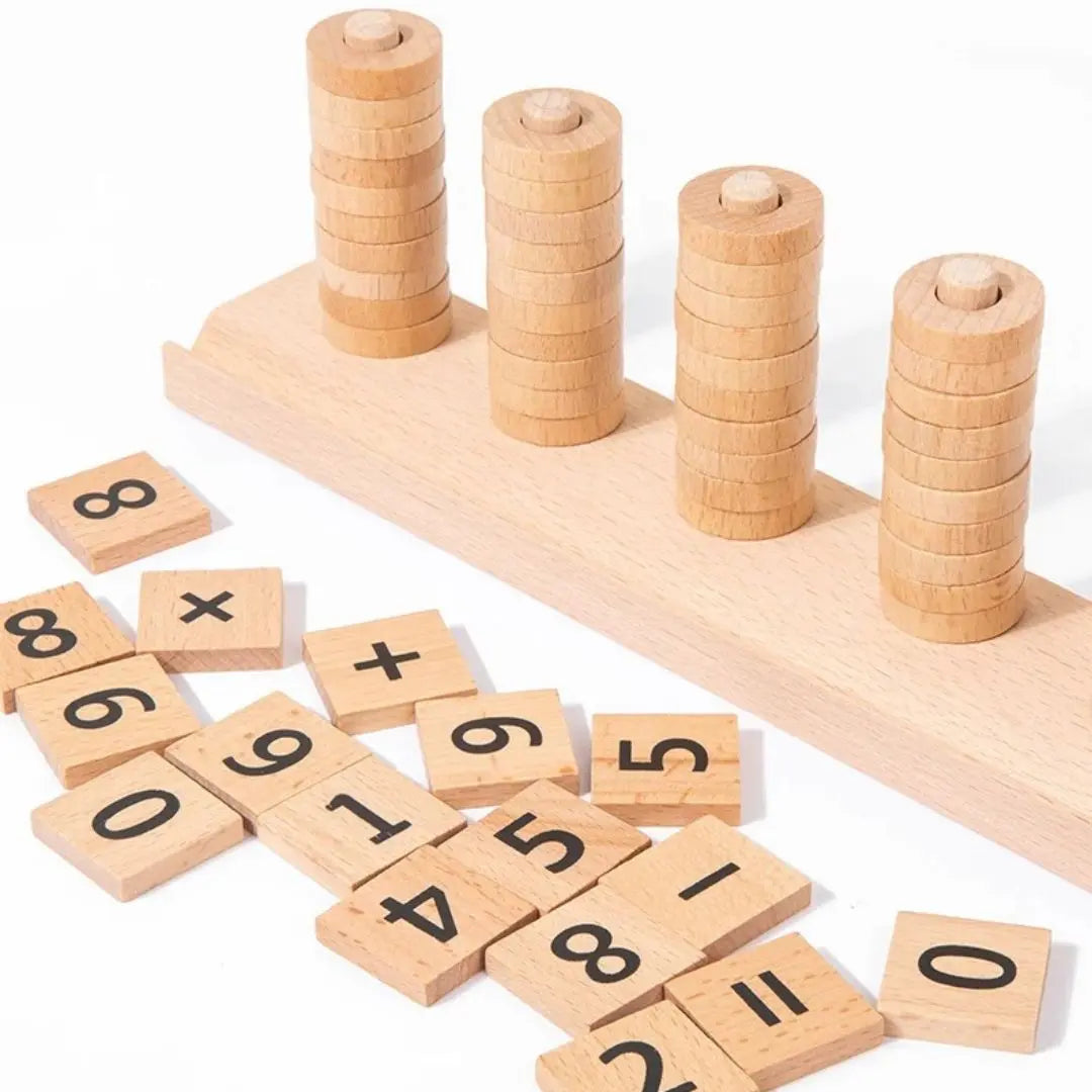 Jeu de calcul Montessori - Croque-Nombres