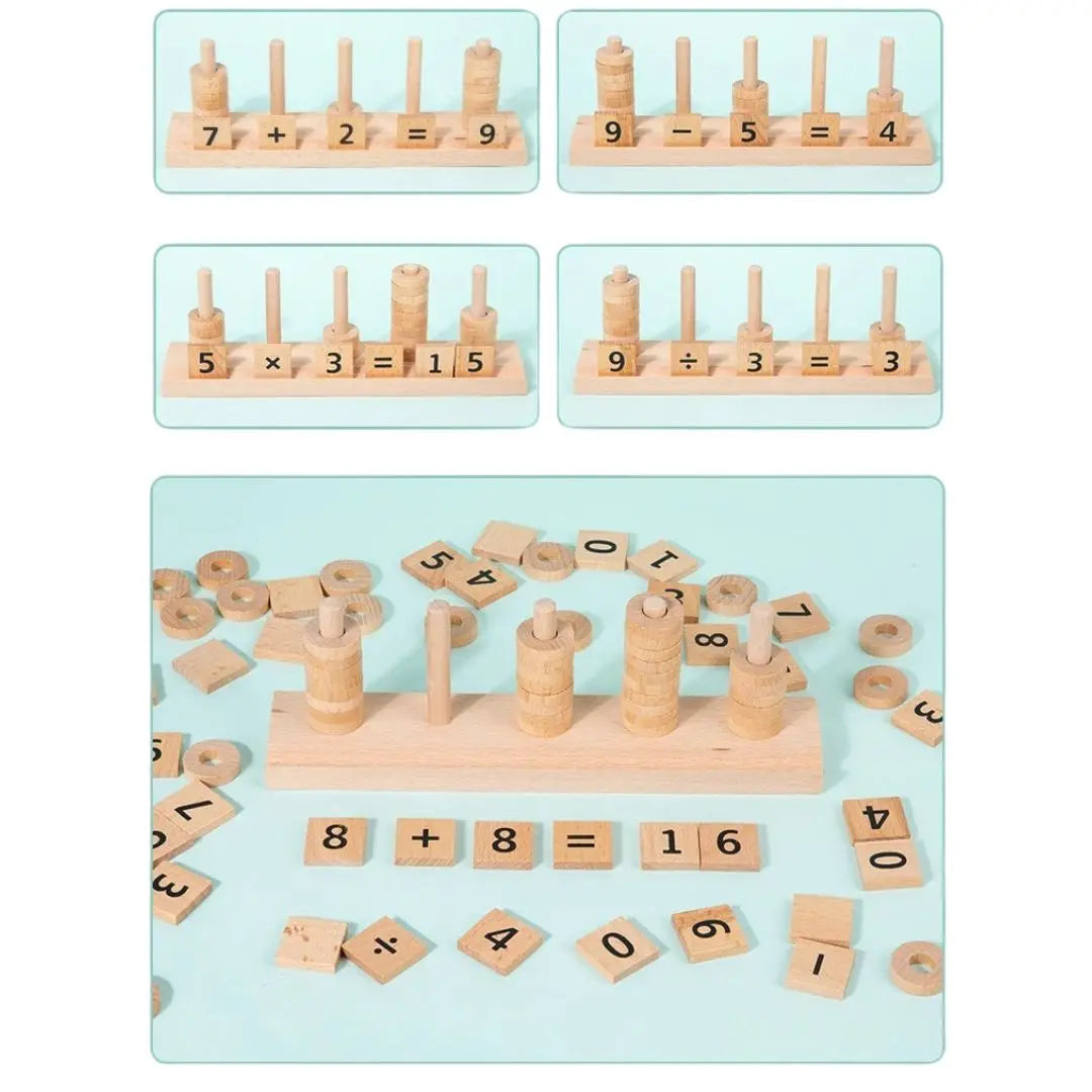 Jeu de calcul Montessori - Croque-Nombres