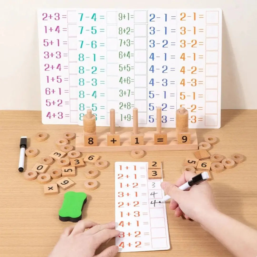 Jeu de calcul Montessori - Croque-Nombres