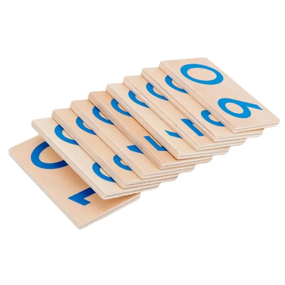 Jeu de cartes en bois Montessori 1-9000 - ChiffresEnBois