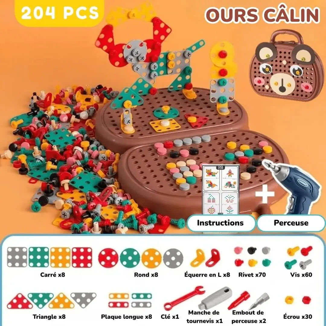 Jeu de construction avec perceuse – DrillBox