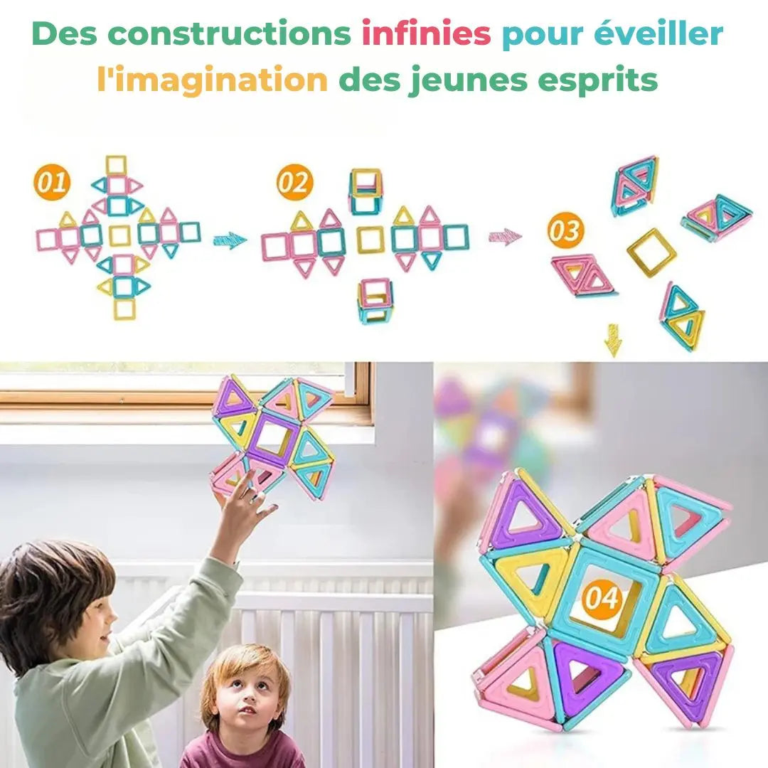 Jeu de construction magnétique - MagicMagnets