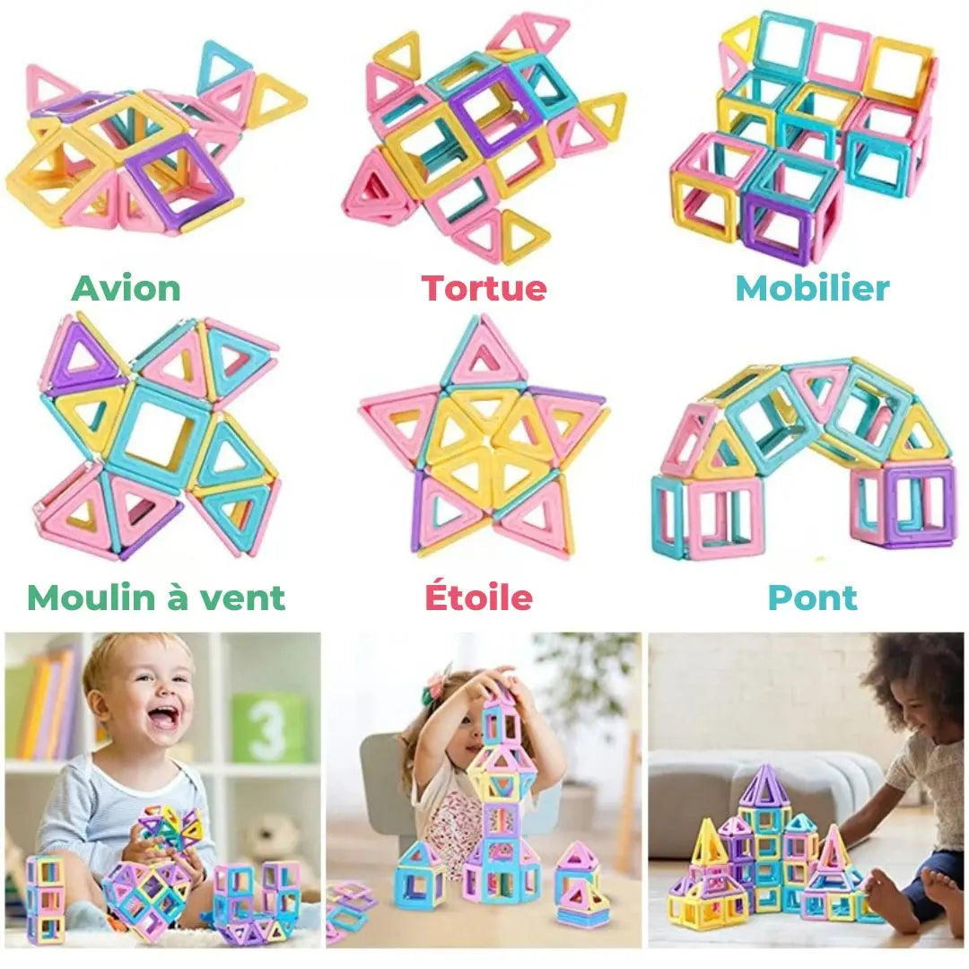Jeu de construction magnétique - MagicMagnets
