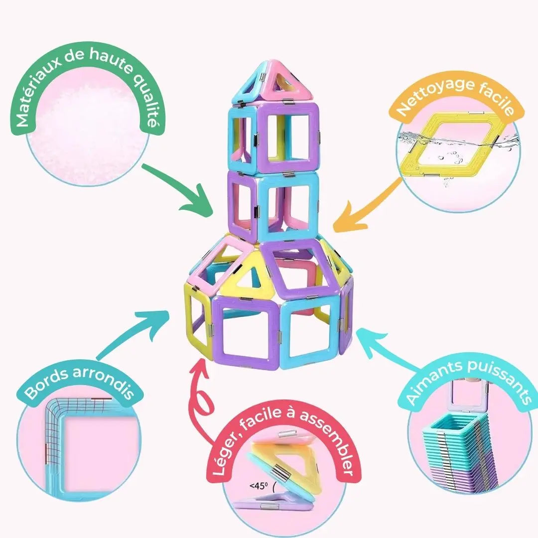 Jeu de construction magnétique - MagicMagnets