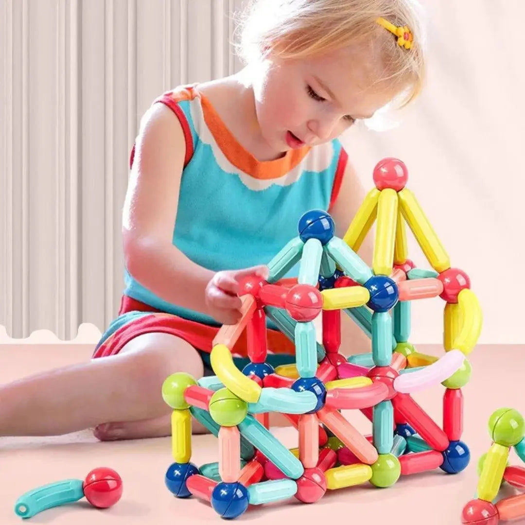 Jeu de construction magnétique - Magnetic Sticks