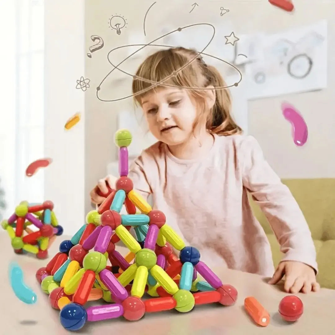Jeu de construction magnétique - Magnetic Sticks