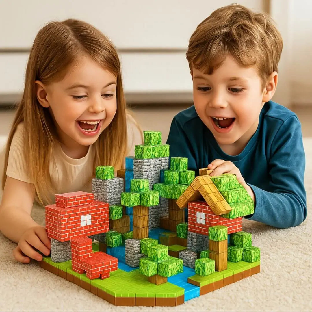 Jeu de construction magnétique – PixelWorld