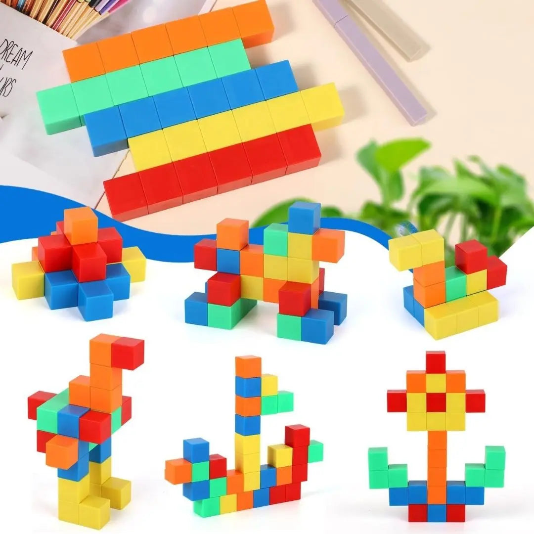 Jeu de construction magnétique rotatif 360° – Magnetic Blocks
