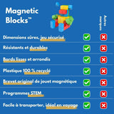 Jeu de construction magnétique rotatif 360° – Magnetic Blocks