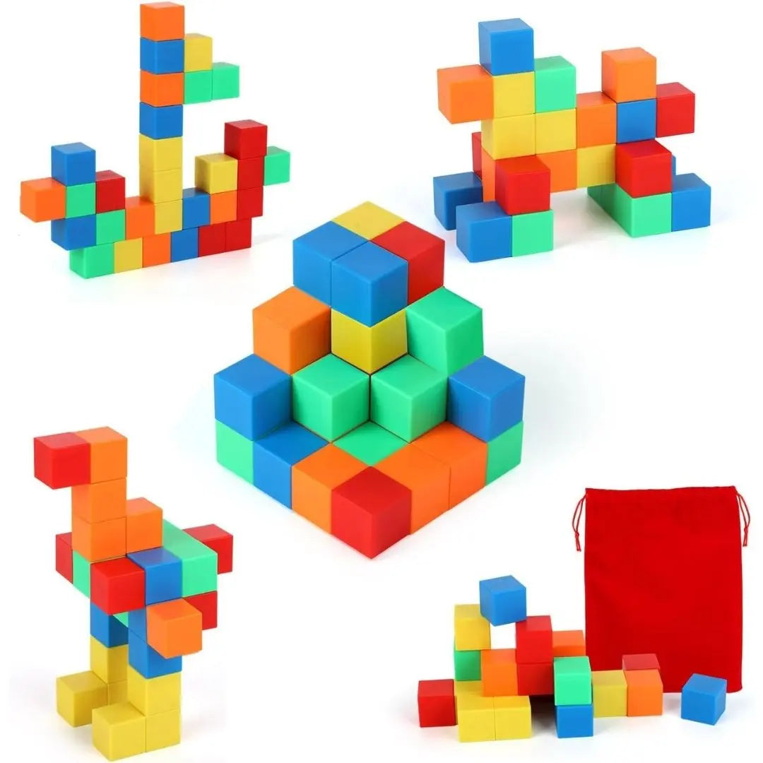Jeu de construction magnétique rotatif 360° – Magnetic Blocks