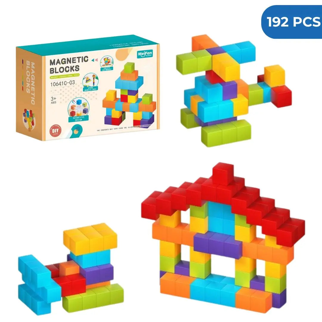 Jeu de construction magnétique rotatif 360° – Magnetic Blocks