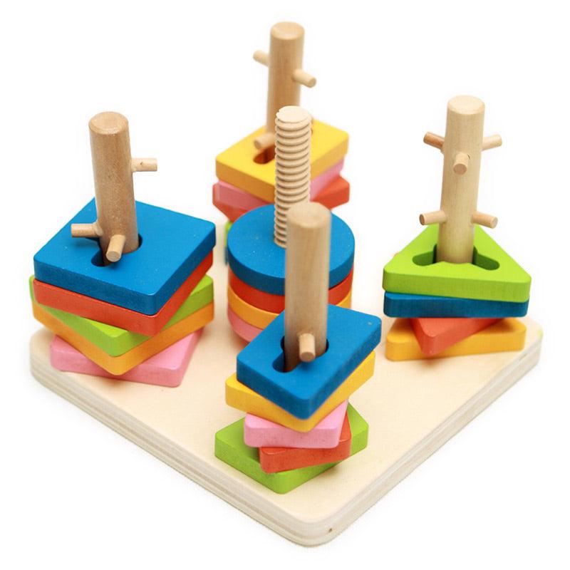 Jeu éducatif colonne d'assemblage