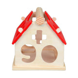 Jeu éducatif maison en bois