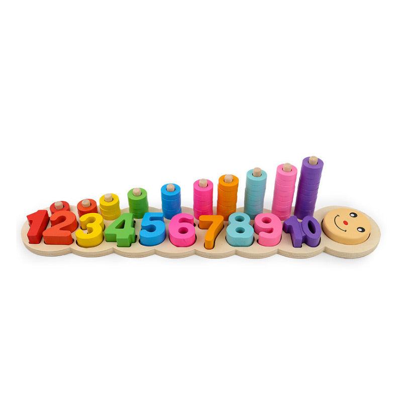 Jeu éducatif tableau logarithmique en bois
