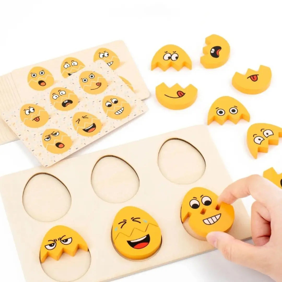 Jeux de Puzzle d'Émotions Montessori - EmotiFun
