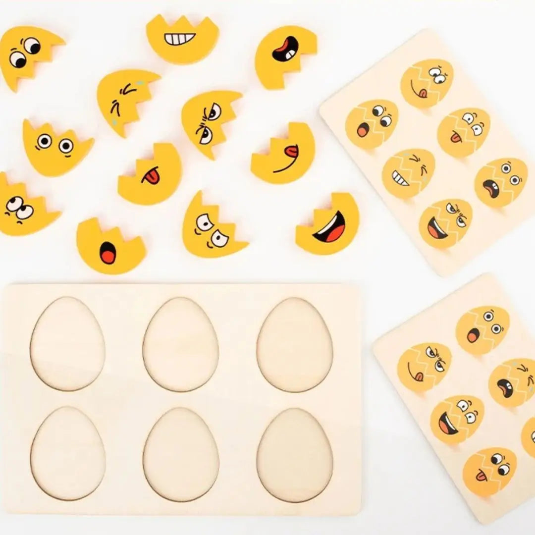 Jeux de Puzzle d'Émotions Montessori - EmotiFun