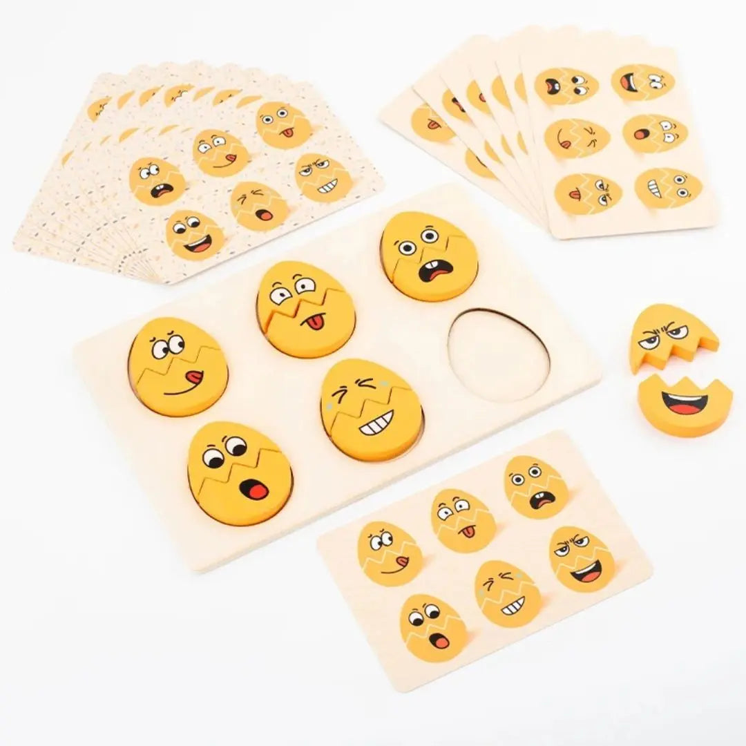 Jeux de Puzzle d'Émotions Montessori - EmotiFun