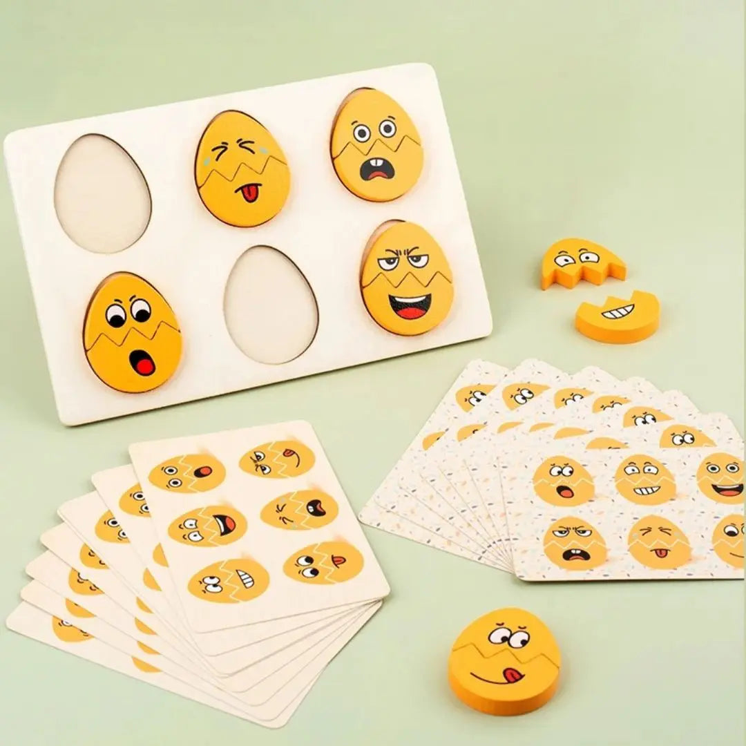 Jeux de Puzzle d'Émotions Montessori - EmotiFun