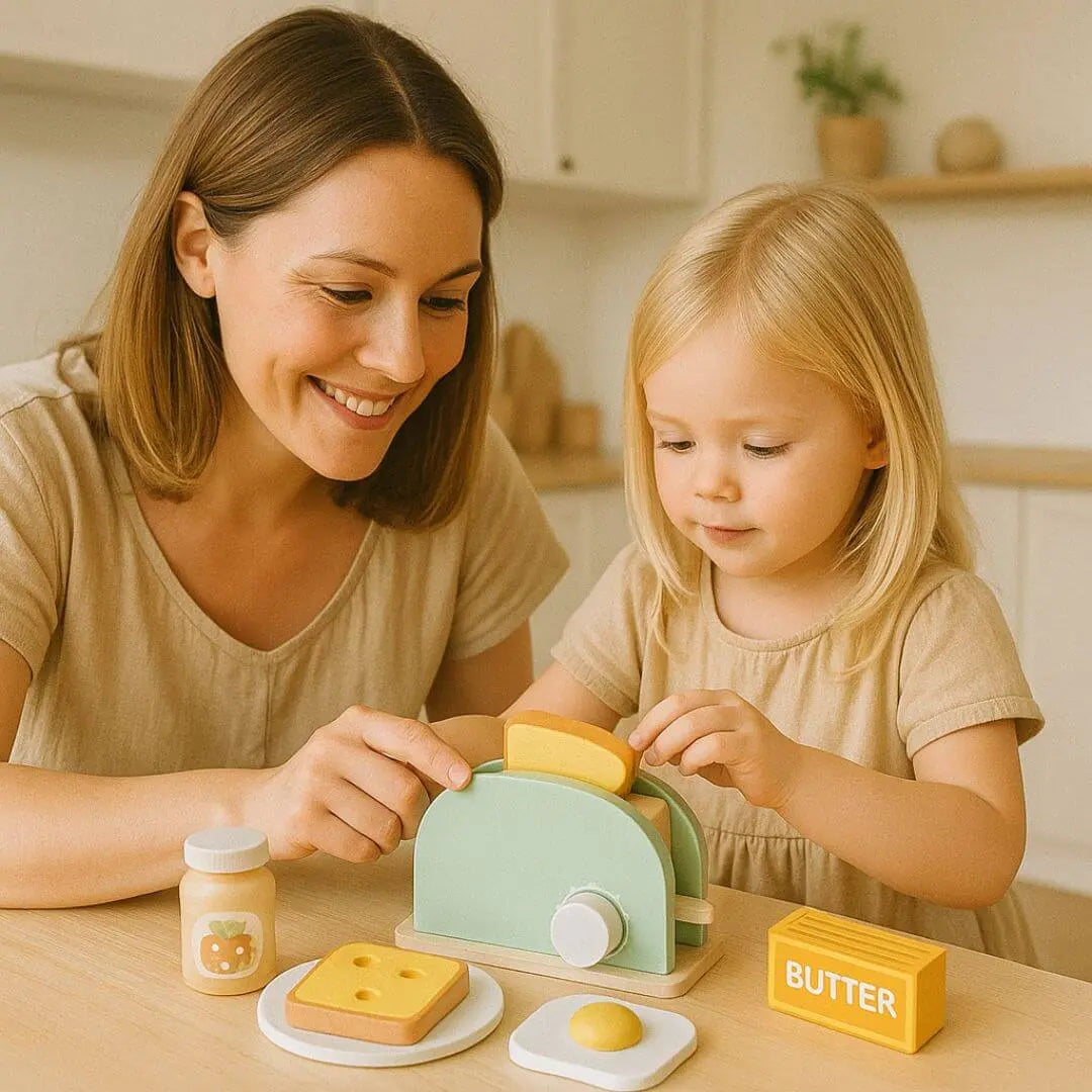 Jouet Cuisine en Bois – Grille-Pain Éducatif ToastyPlay